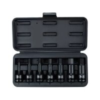 Набор ударных головок 1/2" 7 пр. HEX 8-19 мм, L= 78 mm,GARWIN