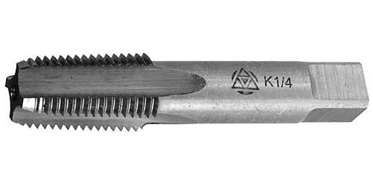 1106001-ВИЗ. Метчик дюйм K1/2" (шт) м/р конический,(14н/дюйм) сталь Р6М5