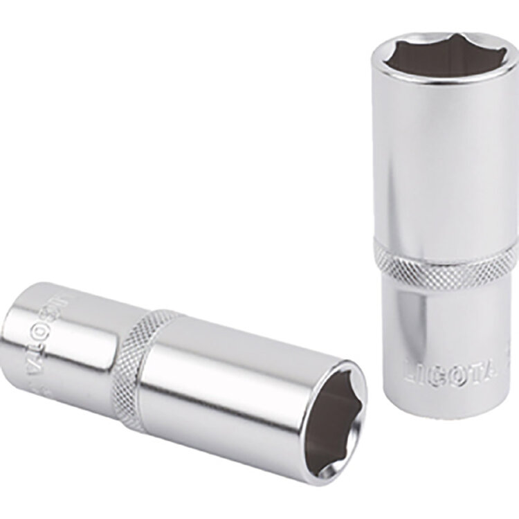 AG2007L. Торцевая головка 1/4"-7мм, 6-гр, ударная глубокая с магнитом, LICOTA