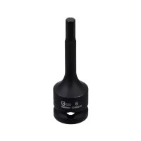 Головка торцевая ударная HEX 1/2" 6 мм L=78 мм, GARWIN