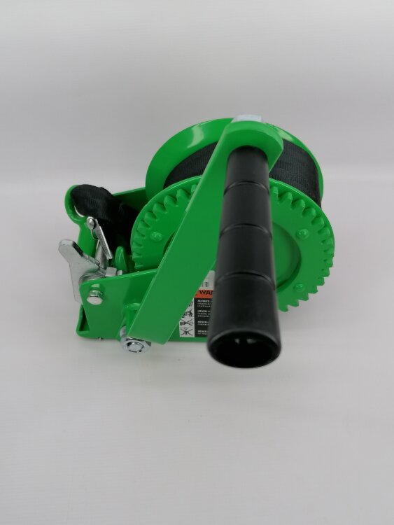 SZ073173. Лебедка ручная барабанная HITCH HW 500, 500кг, лента 10м
