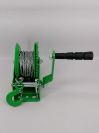 Лебедка ручная барабанная HITCH HW 500, 500кг, канат 10м