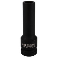 Торцевая головка 12мм -1/2", 6-гр, глубокая, ударная, GARWIN