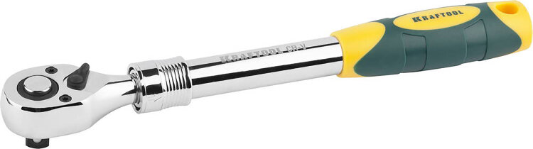 27790-1/2. Трещотка для торцевых головок 1/2",с переключателем STAYER