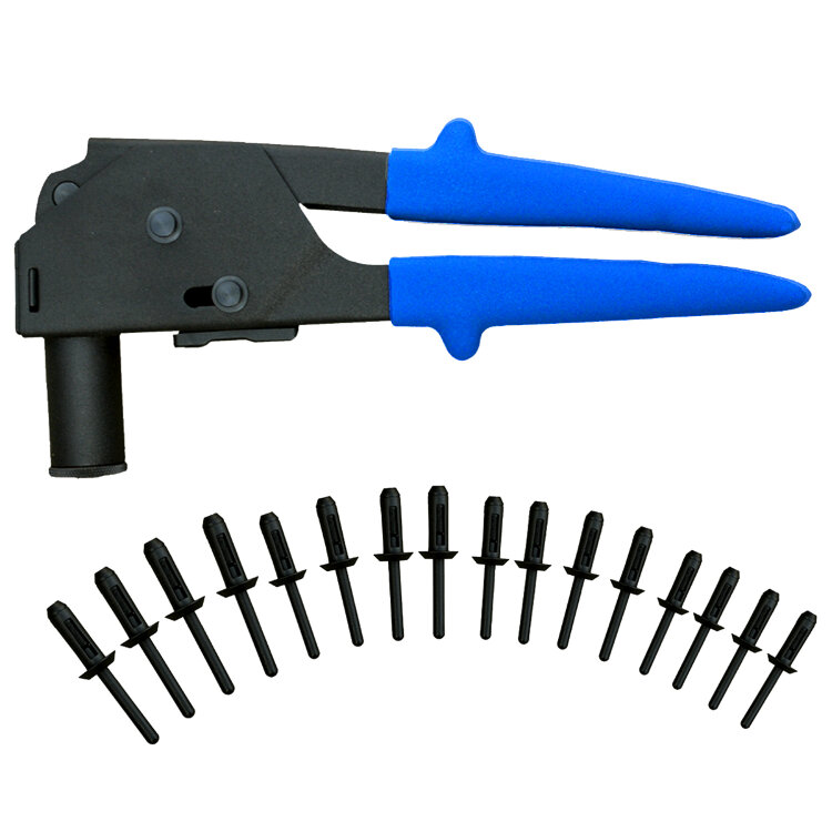 WDK-65644. Заклепочник с комплектом заклепок, WIEDERKRAFT