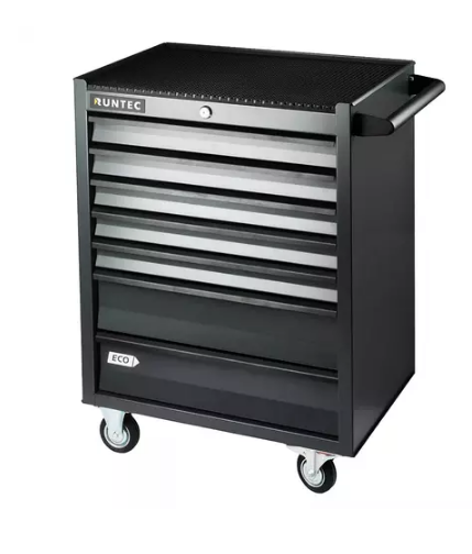 RTEC-7G. Тележка инструментальная RUNTEC ECO RTEC-7G 7 полок серая, GARWIN