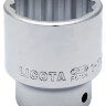 F6030. Торцева головка 30мм-3/4",12-гран,хром,LICOTA