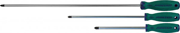 D71P2200. Отвертка крестовая ANTI-SLIP GRIP PH2*200мм, JONNESWAY