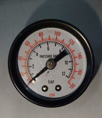 Манометр 1/8" 0-12 bar D=38мм (задний вход)
