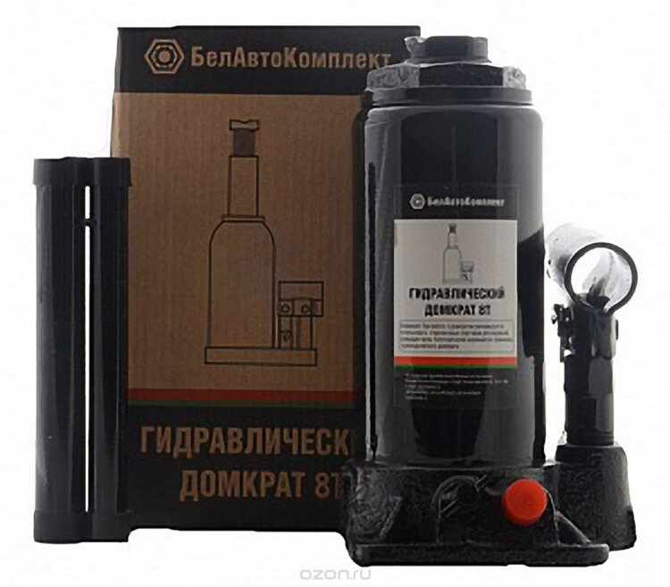 БАК.00034. Домкрат гидравлич 15т (TUV,2клапана) 200-430мм / ход винта 60мм
