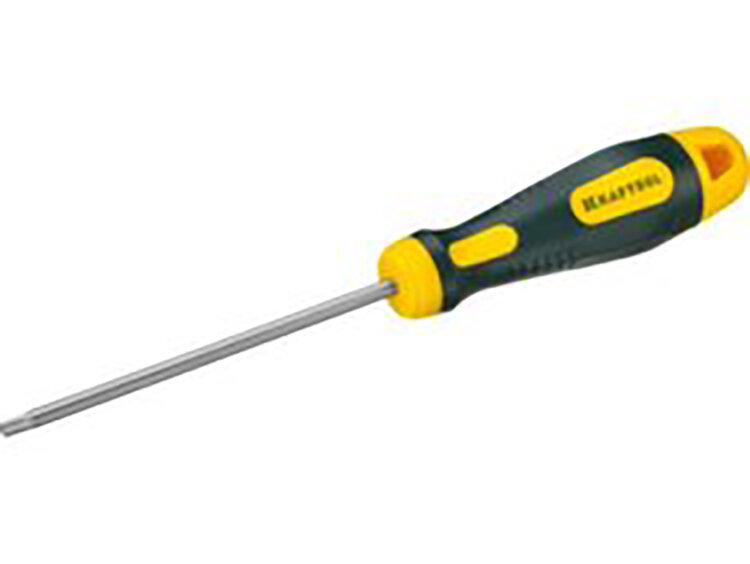 250077-10-080. Отвертка KRAFTOOL TORX Hole 10*80мм
