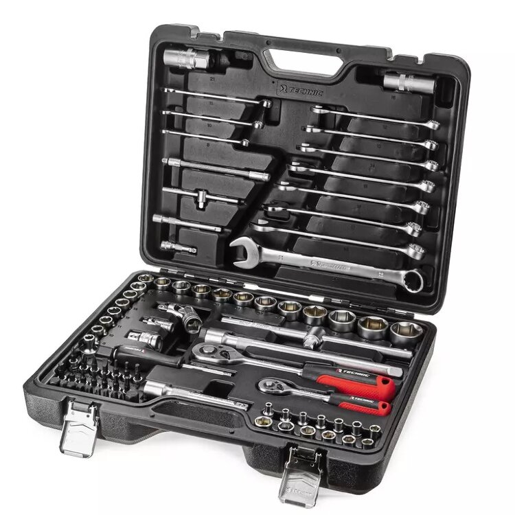 RT-HT82T. Набор ручных инструментов RUNTEC TECHNIC 82 предмета 1/2", 1/4"