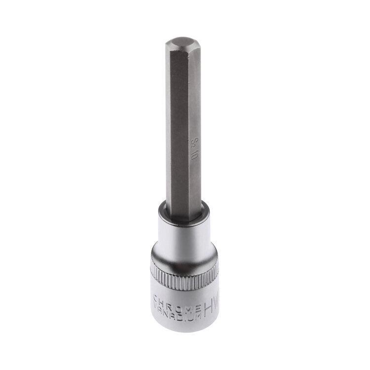 AV-525212. Головка c длинной вставкой HEX 1/2" H12 L=100мм, AV Steel