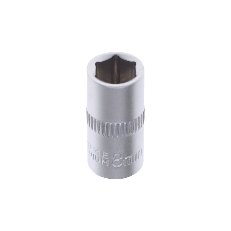 AV-500214. Головка торцевая 1/4" 14мм 6-гранная удлиненная, AV Steel