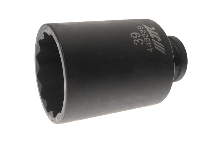 JTC-448339. Торцевая головка 39мм -1/2",12-гранная,ударная, тонкостенная, JTC