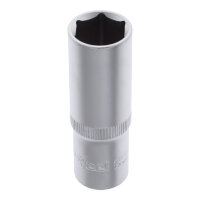 Головка торцевая 1/2" 19мм 6-гранная удлиненная, AV Steel