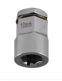 Переходник-привод 1/4" для ключа накидного и вставок-бит 10 мм, JW