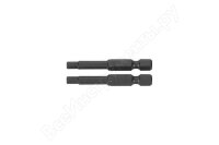 Бита 1/4"HEX E шестигранная H4мм,50мм (2шт),KRAFTOOL