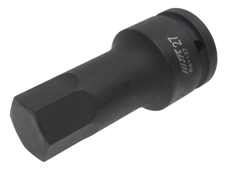 JTC-641127. Головка торцевая ударная HEX 3/4"-Н27 L=100мм, JTC