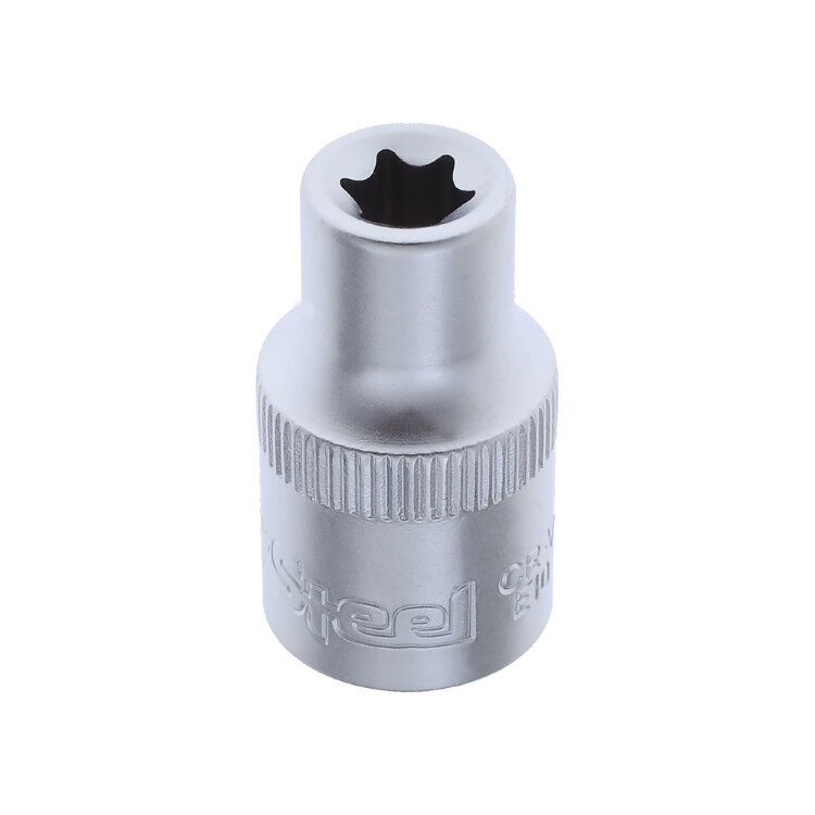 AV-523010. Головка торцевая 1/2" E10, AV Steel