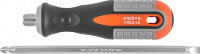 Отвертка стержневая двусторонняя "ROUND GRIP" PH2, SL6*150мм, OMBRA