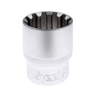 Головка торцевая 1/2"  SPLINE 27мм, AV Steel