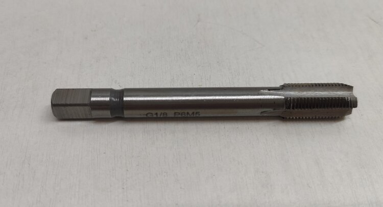 УТ-1011-IPK. Метчик дюйм G1/8" (шт), (28н/дюйм) сталь Р6М5