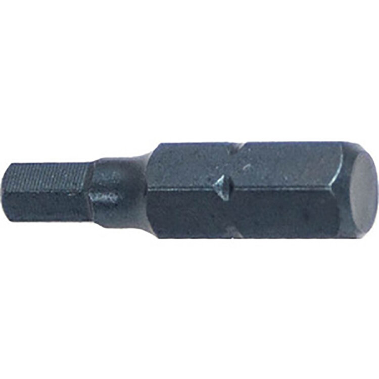 S3HE102540. Бита 1/4" усиленная HEX H4*25мм LICOTA