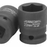 S03A4122. Торцевая головка 22мм-1/2",6-гр,короткая,ударная JW