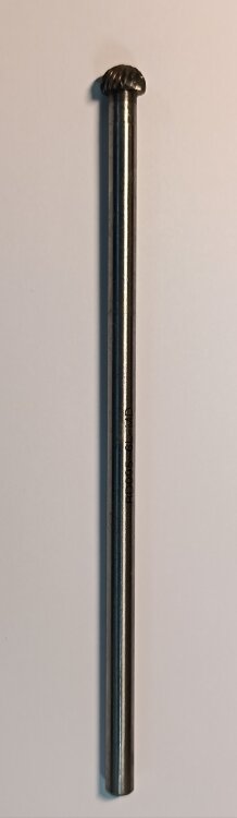 69091. Борфреза полусфера Ø9,5мм , ц/хв.6мм, L=150мм