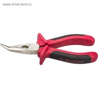 Тонкогубцы изогнутые 160мм хромир,ЗУБР
