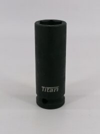 Головка ударная 19мм-1/2",6-гранная, удлиненная Titan