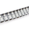 600113. Набор головок шестигранных 1/4" 13пред (4-14мм), Дело Техники