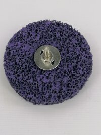 Диск шлифовальный 115мм "Коралл" для УШМ, фиолетовый (мягкий с осью)