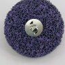 IP-115(Purple). Диск шлифовальный 115мм "Коралл" для УШМ, фиолетовый (мягкий с осью)