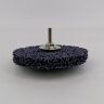IP-115(Purple). Диск шлифовальный 115мм "Коралл" для УШМ, фиолетовый (мягкий с осью)
