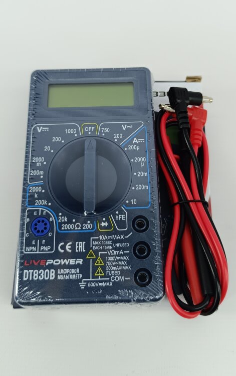 20105. Мультиметр DT-830B