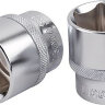 N3012. Торцевая головка 3/8"-12мм,6-гр,хром, LICOTA