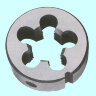 ER-00910P. Плашка М 9*1,0 Øнаруж.25мм, в пластиковом футляре, ЭВРИКА