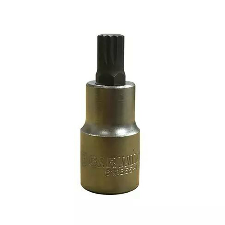 612655-M14. Головка-1/2" с битой SPLINE M14, L=55мм GARWIN
