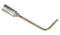 Ключ свечной 21мм, шарнирный, 220 мм, с резин., белый
