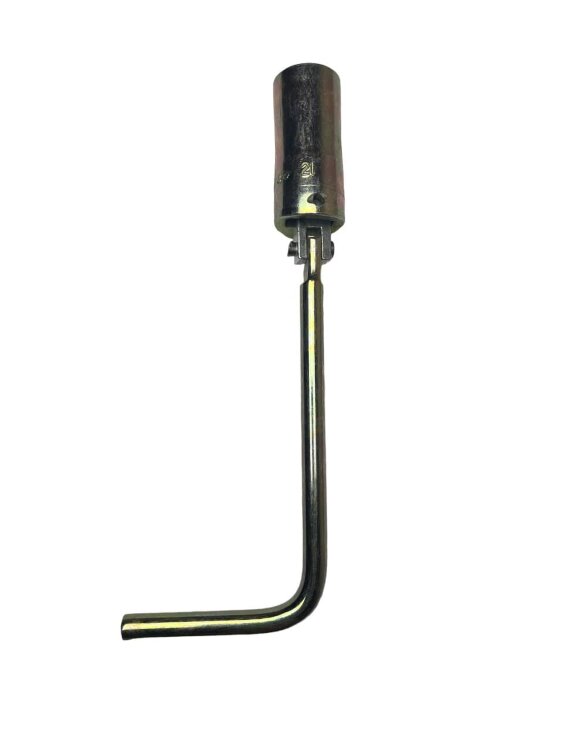 112210-АВТ. Ключ свечной 21мм, шарнирный, 220 мм, с резин., белый