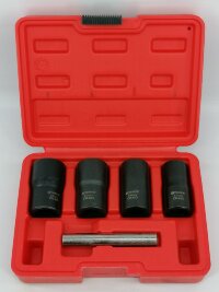 Набор головок для поврежденого крепежа 1/2" DR, 17-22мм, 5 пр.