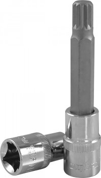 Головка-1/2" с битой SPLINE M18, L=100мм, OMBRA