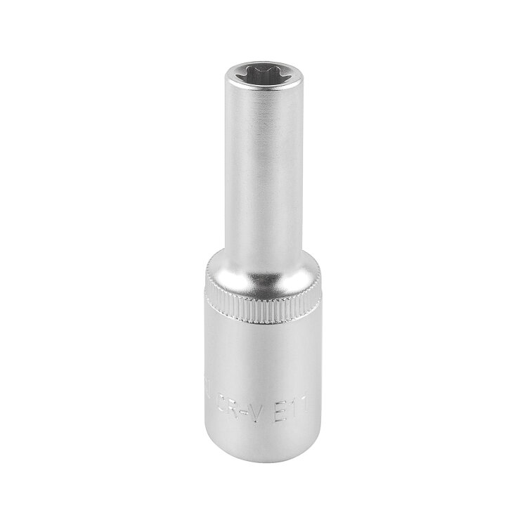 AV-523214. Головка торцевая 1/2" E14 удлиненная, AV Steel