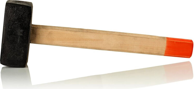 К-3В. Кувалда 3кг, кованная,короткая дерев рукоятка