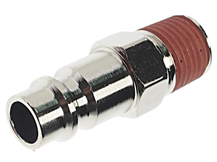 JTC-D20PMA. Соединитель быстросъем 1/4" PT male, европ стандарт