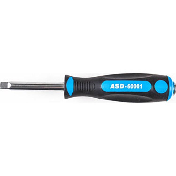 ASD-60001. Отвертка-вороток 1/4", резиновая ручка, LICOTA