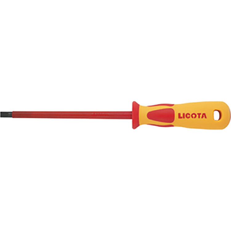 ASD-9212555. Отвертка изолир VDE 1000V (-) SL5.5*125мм LICOTA