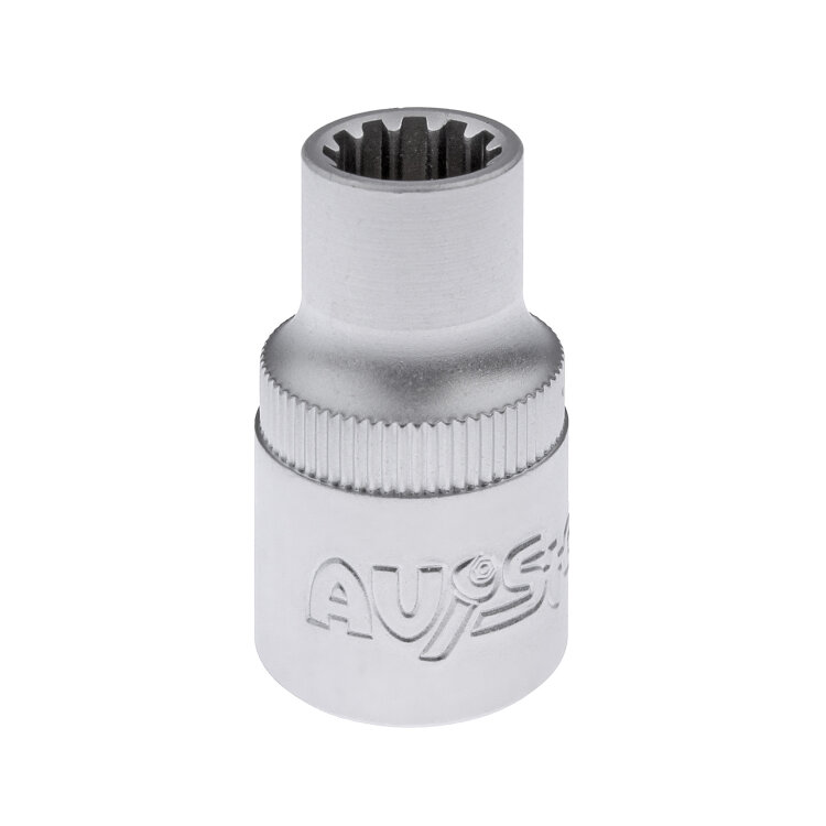 AV-522010. Головка торцевая 1/2"  SPLINE 10мм, AV Steel